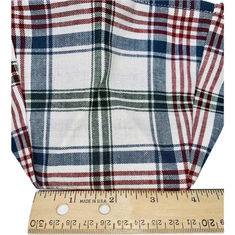Longaberger MARKET DAY PLAID EASTER BASKET LINER Only‎ NEW 269052 10x3.75